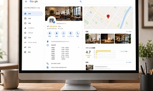 Googleビジネスプロフィール基本整備の画面イメージ