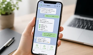 LINE相談導線の画面イメージ