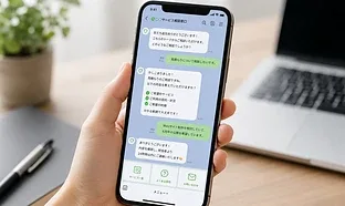 LINE相談導線の画面イメージ